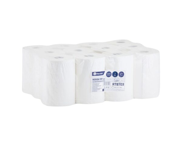 Pojemnik na ręczniki w roli z linii MERIDA HARMONY MINI za 25 zł netto przy zakupie 2 opakowań ręczników w roli MERIDA TOP CENTER PULL MINI RTB703 (24 x 80 m = 1 920 m, 5 472 listków) Pojemnik na ręczniki w roli z linii MERIDA HARMONY MINI za 25 zł netto przy zakupie 2 opakowań ręczników w roli MERIDA TOP CENTER PULL MINI RTB703 (24 x 80 m = 1 920 m, 5 472 listków)