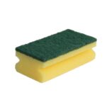 Zmywak profesjonalny ogólnego stosowania, pianka żółta, fibra zielona, opakowanie 10 szt.