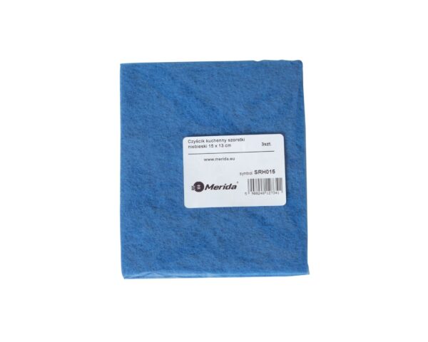 Czyścik kuchenny szorstki niebieski, 15 x 13 cm, paczka 3 szt. Czyścik kuchenny szorstki niebieski, 15 x 13 cm, paczka 3 szt.