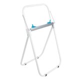 Stojak na przemysłowe czyściwa w rolach metalowy kolor BIAŁY