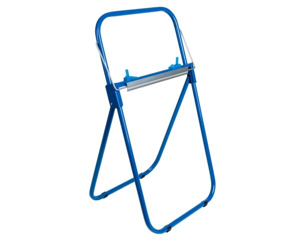 Stojak na przemysłowe czyściwa w rolach metalowy kolor NIEBIESKI Stojak na przemysłowe czyściwa w rolach metalowy kolor NIEBIESKI