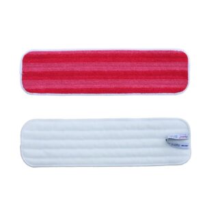Mop PREMIUM z mikrofazy czerwony 47 cm rzepowy do stelaża HFF301