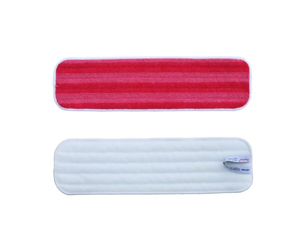 Mop PREMIUM z mikrofazy czerwony 47 cm rzepowy do stelaża HFF301