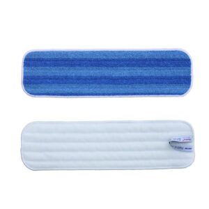 Mop PREMIUM z mikrofazy niebieski 47 cm rzepowy do stelaża HFF301