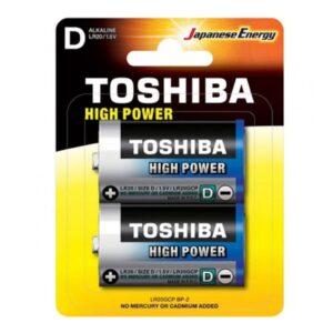 Bateria D - R20 alkaliczna, blister 2 szt.