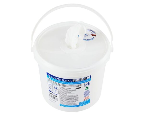 Chusteczki nasączone do czyszczenia powierzchni wodoodpornych MERIDA SUPER BŁYSK, rolka 65 m, 260 listków Chusteczki nasączone do czyszczenia powierzchni wodoodpornych MERIDA SUPER BŁYSK, rolka 65 m, 260 listków