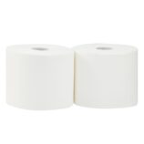 Czyściwo papierowe MERIDA TOP, długość 340 m, dwuwarstwowe, BIAŁE, zgrzewka 2 sztuka