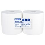 Czyściwo papierowe MERIDA TOP 24.5, długość 145 m, dwuwarstwowe, BIAŁE, zgrzewka 2 sztuki