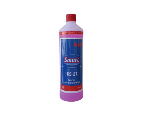 KS27 San Smart(Sanitarunter-haltsreiniger)środekdo mycia nawierzchni pomieszczeń wilgotnych, 1 l KS27 San Smart(Sanitarunter-haltsreiniger)środekdo mycia nawierzchni pomieszczeń wilgotnych, 1 l