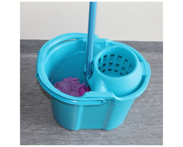 Wiadro z wyciskarką, poj. 15,5 l, niebieskie Wiadro z wyciskarką, poj. 15,5 l, niebieskie