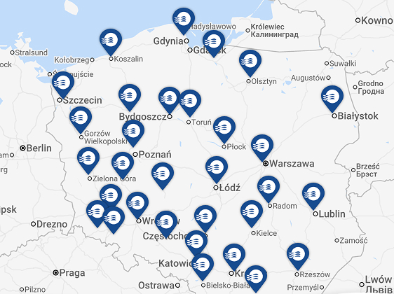 30+ sklepów w Polsce